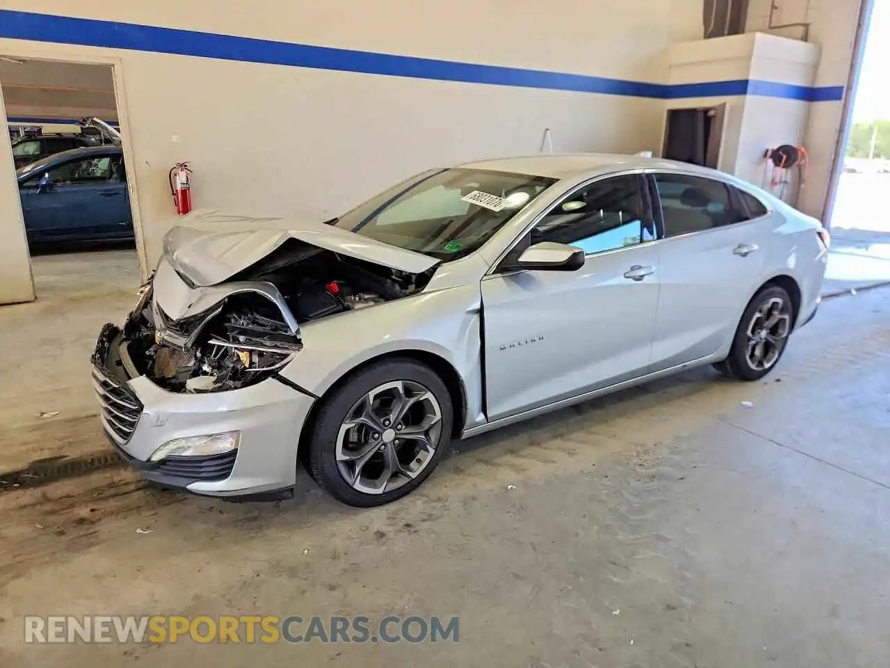 1 Photograph of a damaged car 1G1ZD5STXMF064431 CHEVROLET MALIBU 2021