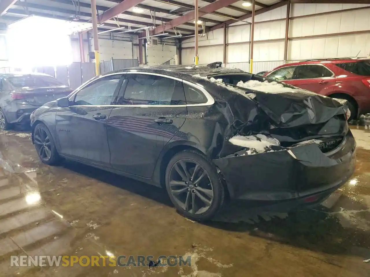 2 Photograph of a damaged car 1G1ZD5STXMF067961 CHEVROLET MALIBU 2021
