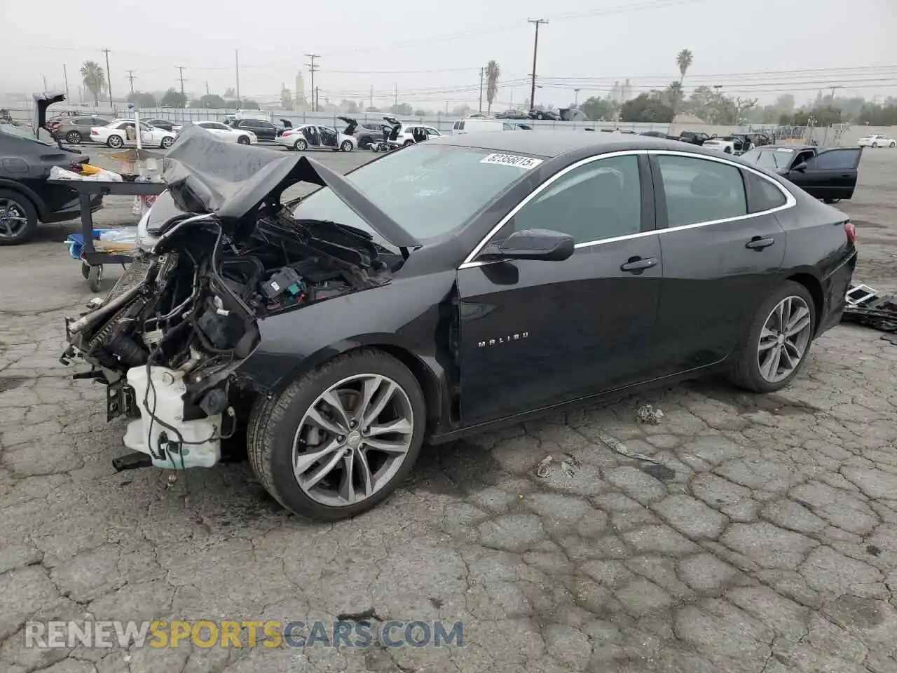 1 Photograph of a damaged car 1G1ZD5STXMF072819 CHEVROLET MALIBU 2021