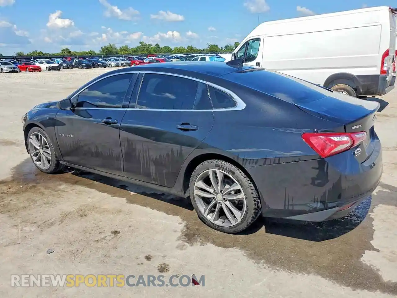 2 Photograph of a damaged car 1G1ZD5STXMF075851 CHEVROLET MALIBU 2021
