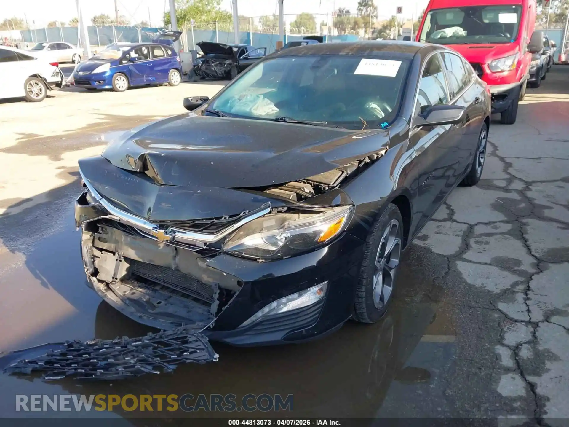 2 Фотография поврежденного автомобиля 1G1ZD5STXMF076269 CHEVROLET MALIBU 2021