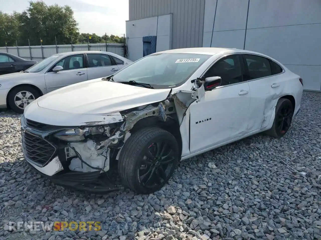 1 Photograph of a damaged car 1G1ZD5STXMF078572 CHEVROLET MALIBU 2021