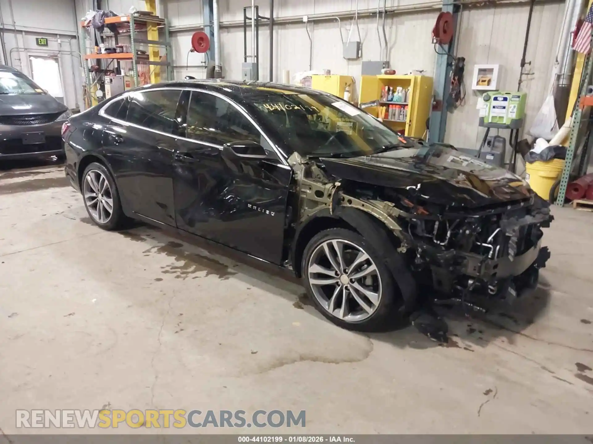 1 Photograph of a damaged car 1G1ZD5STXMF083156 CHEVROLET MALIBU 2021