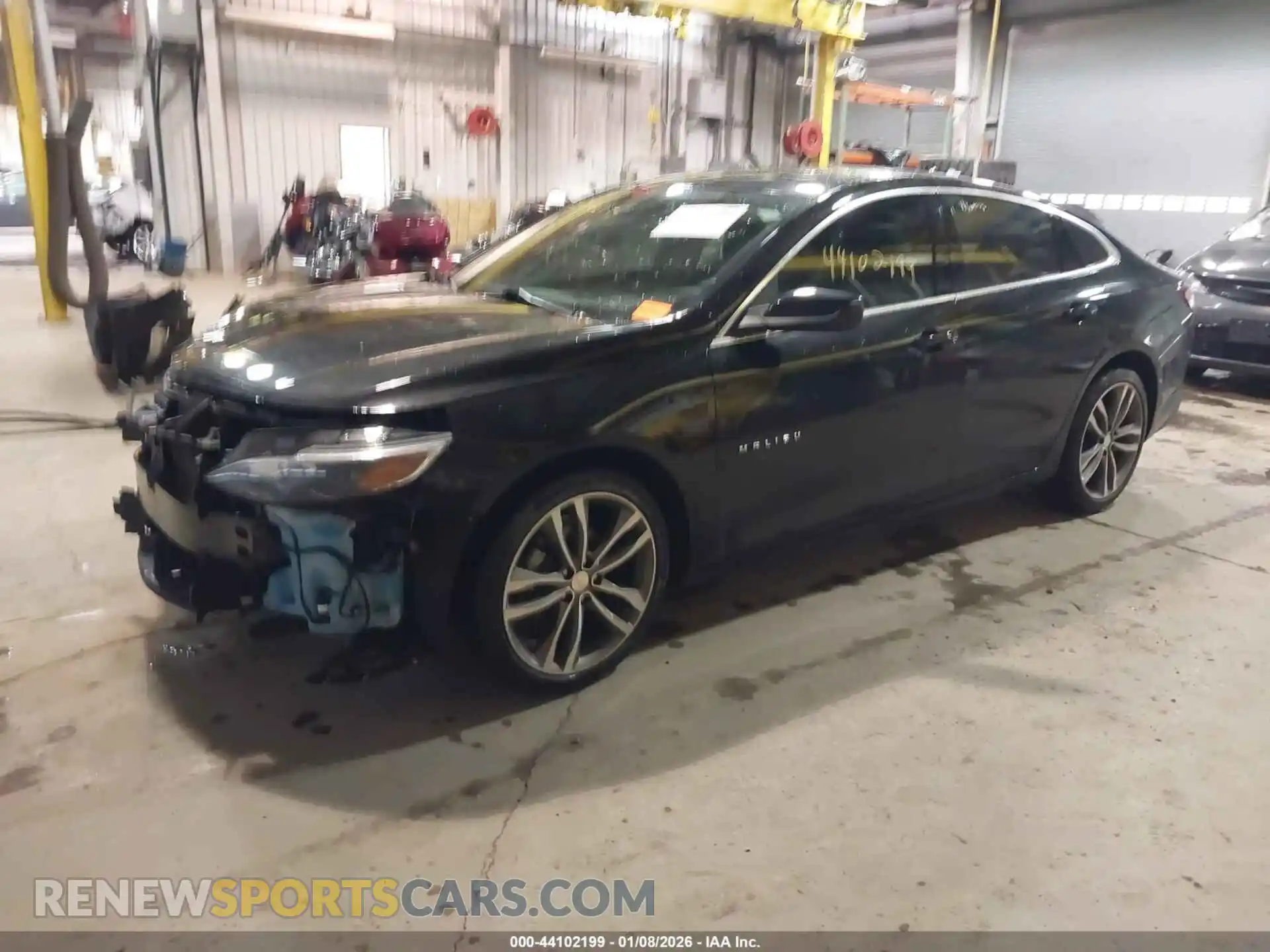 2 Photograph of a damaged car 1G1ZD5STXMF083156 CHEVROLET MALIBU 2021