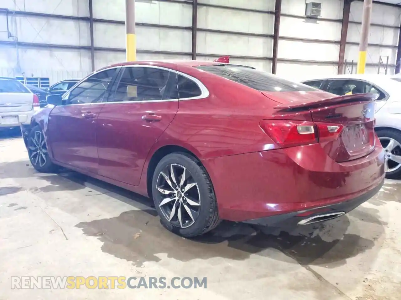 2 Photograph of a damaged car 1G1ZG5ST0MF009106 CHEVROLET MALIBU 2021