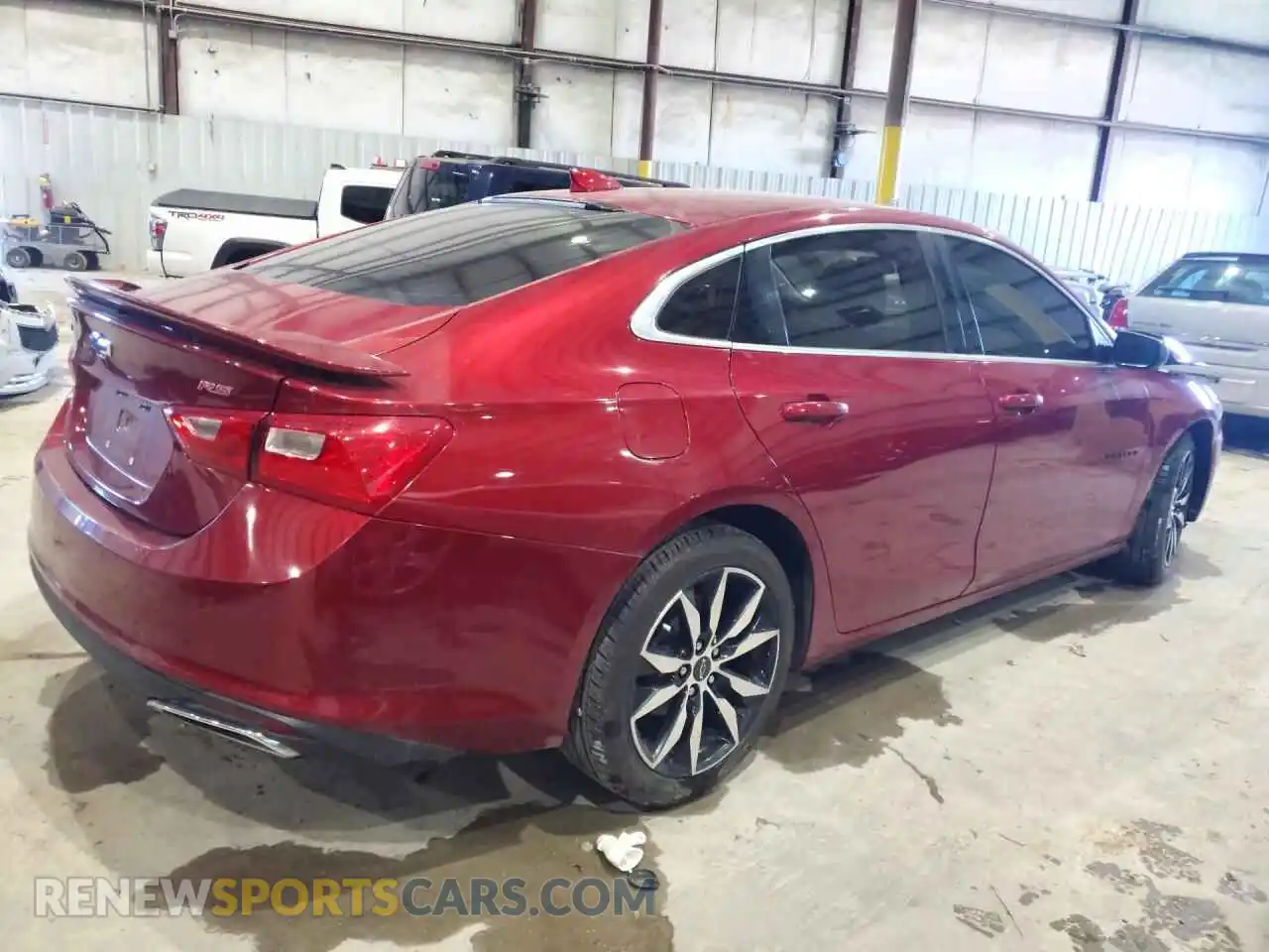 3 Photograph of a damaged car 1G1ZG5ST0MF009106 CHEVROLET MALIBU 2021