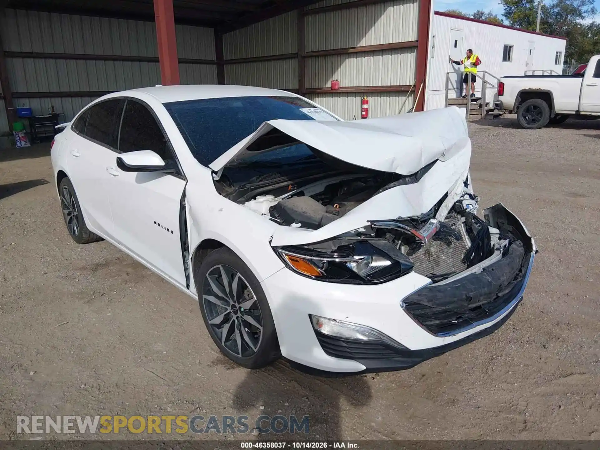 1 Photograph of a damaged car 1G1ZG5ST0MF046110 CHEVROLET MALIBU 2021