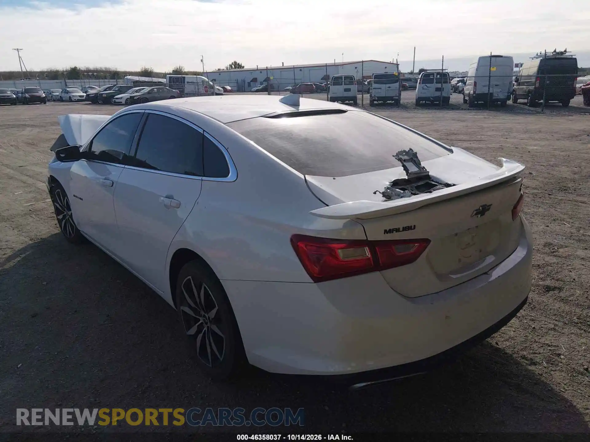 3 Photograph of a damaged car 1G1ZG5ST0MF046110 CHEVROLET MALIBU 2021