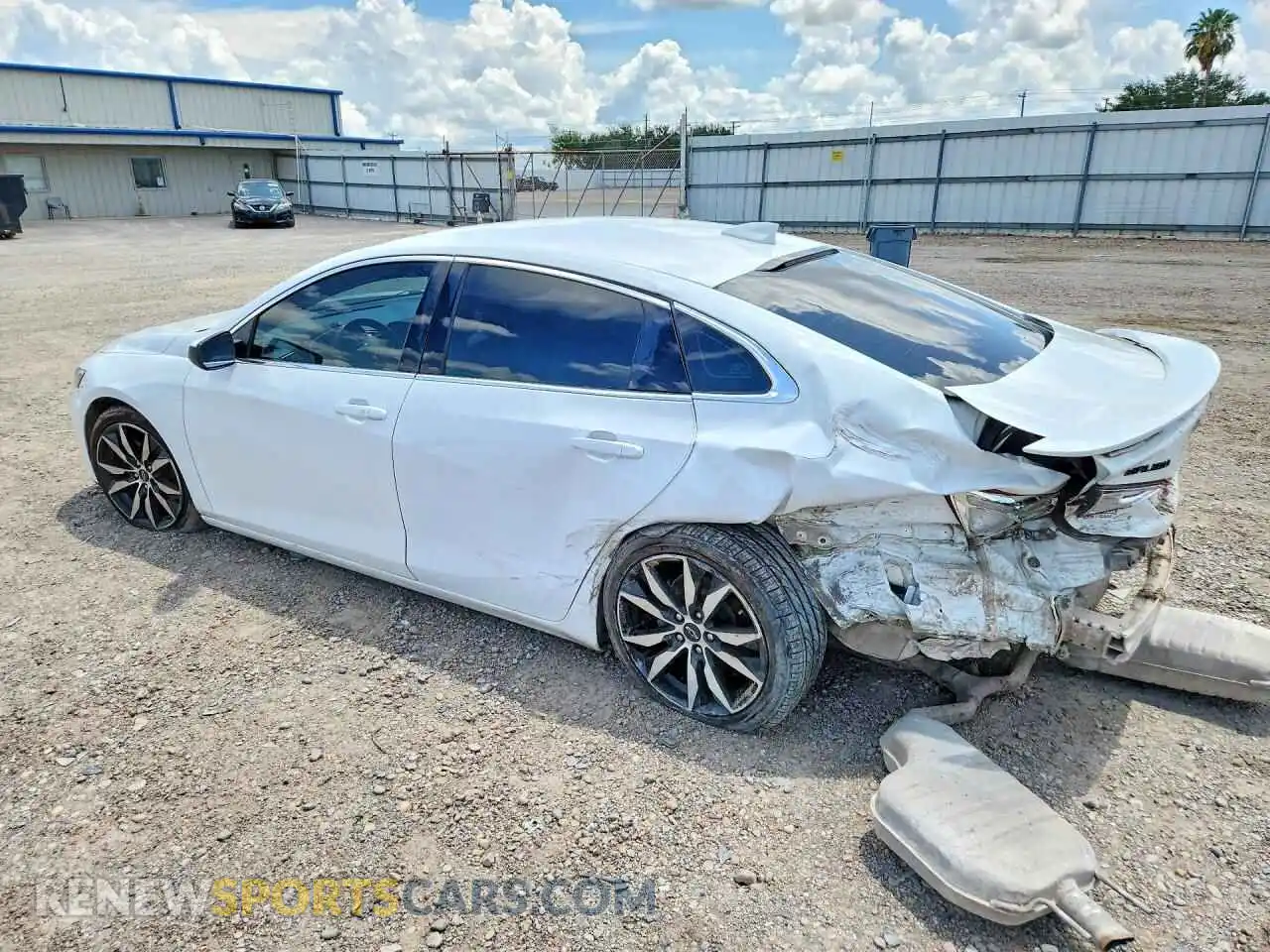 2 Photograph of a damaged car 1G1ZG5ST0MF064199 CHEVROLET MALIBU 2021