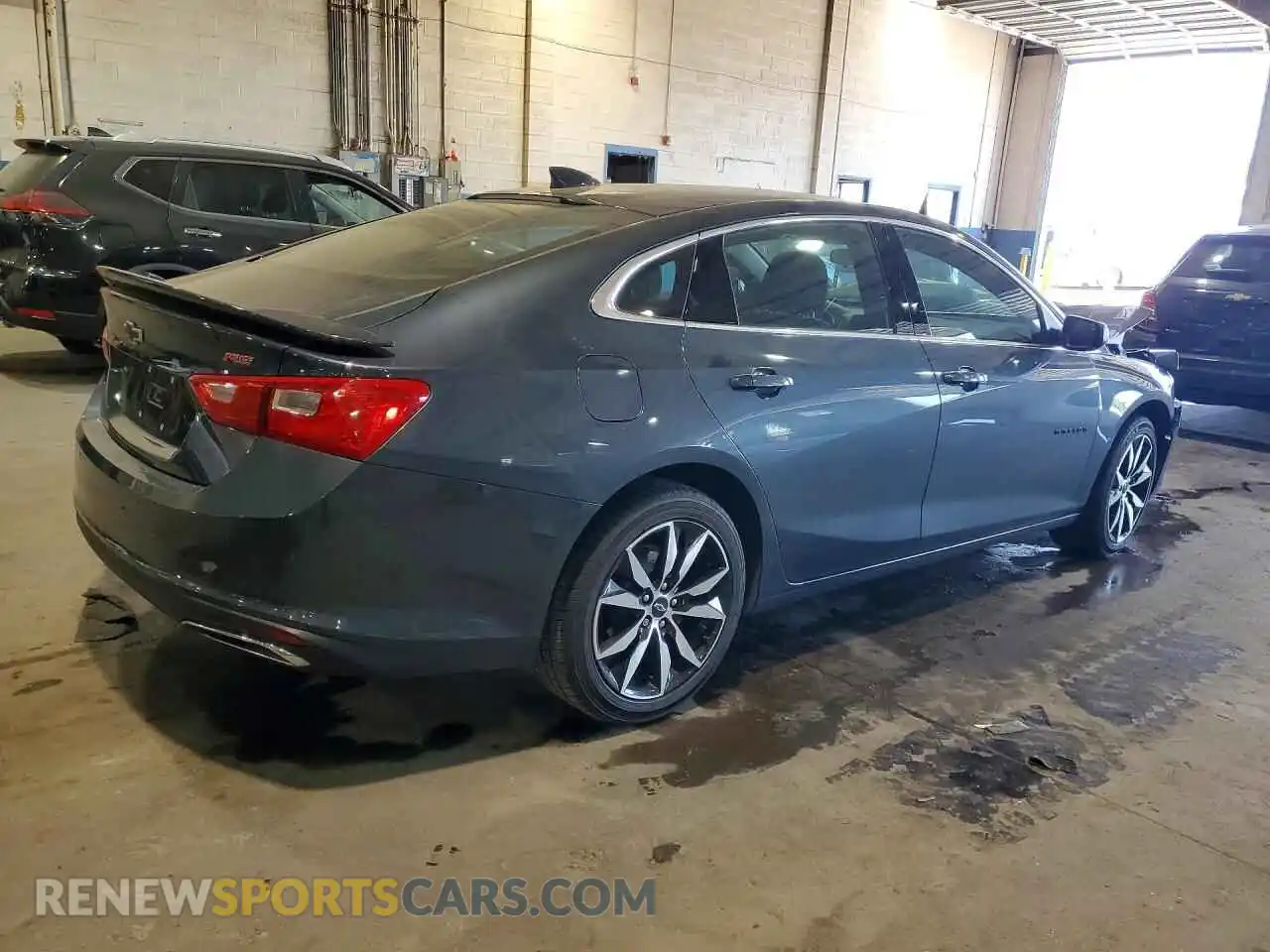 3 Photograph of a damaged car 1G1ZG5ST1MF029462 CHEVROLET MALIBU 2021