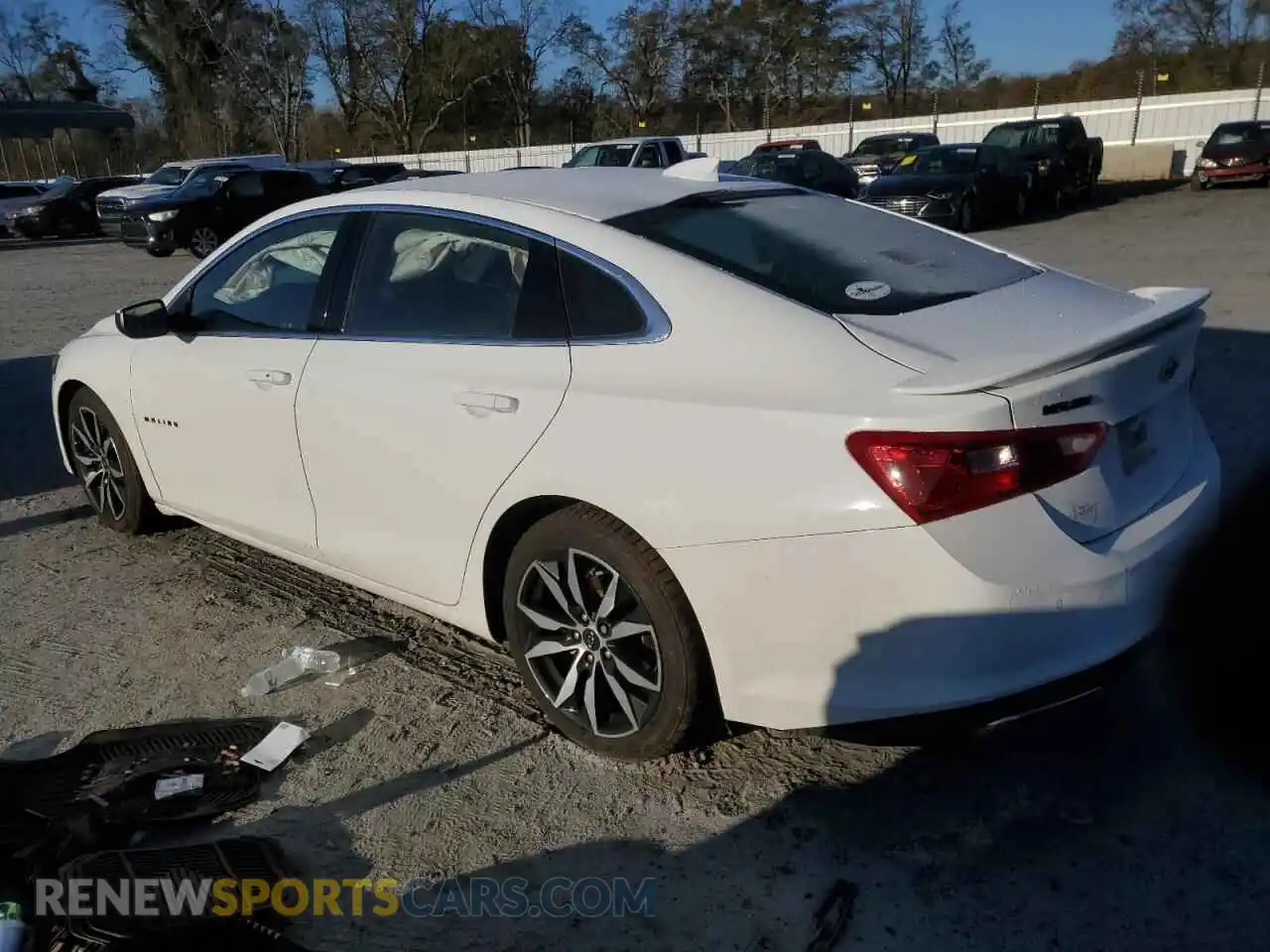 2 Photograph of a damaged car 1G1ZG5ST1MF048612 CHEVROLET MALIBU 2021