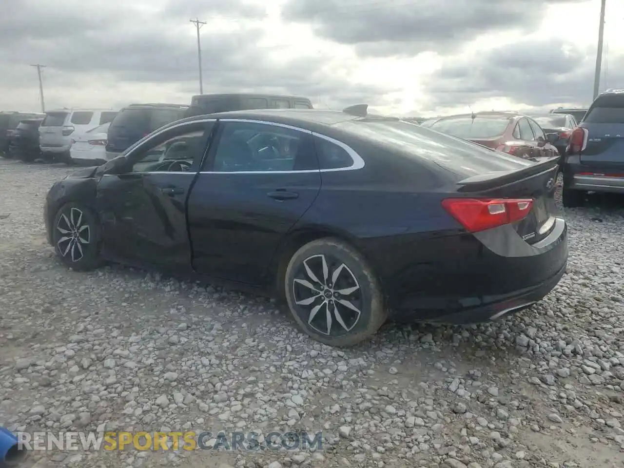2 Photograph of a damaged car 1G1ZG5ST1MF055480 CHEVROLET MALIBU 2021