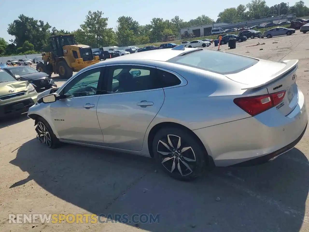 2 Photograph of a damaged car 1G1ZG5ST1MF082565 CHEVROLET MALIBU 2021