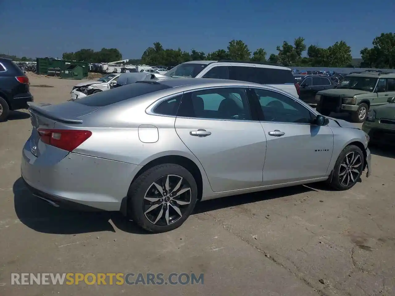 3 Photograph of a damaged car 1G1ZG5ST1MF082565 CHEVROLET MALIBU 2021