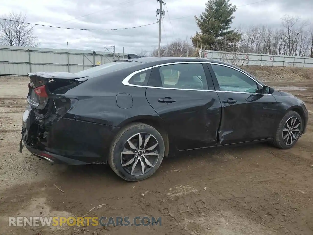 3 Photograph of a damaged car 1G1ZG5ST2MF017949 CHEVROLET MALIBU 2021