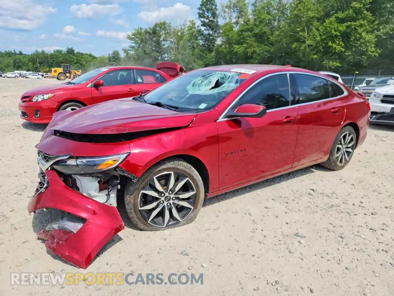 1 Photograph of a damaged car 1G1ZG5ST2MF033097 CHEVROLET MALIBU 2021