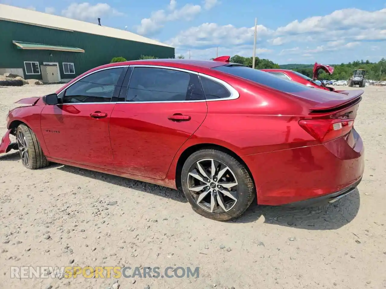 2 Photograph of a damaged car 1G1ZG5ST2MF033097 CHEVROLET MALIBU 2021