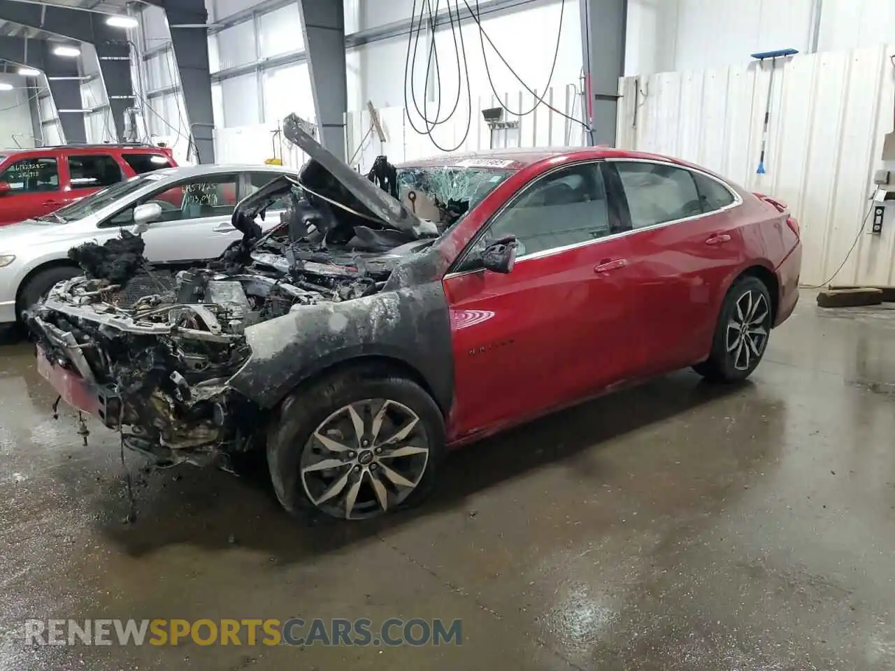 1 Фотография поврежденного автомобиля 1G1ZG5ST2MF052524 CHEVROLET MALIBU 2021
