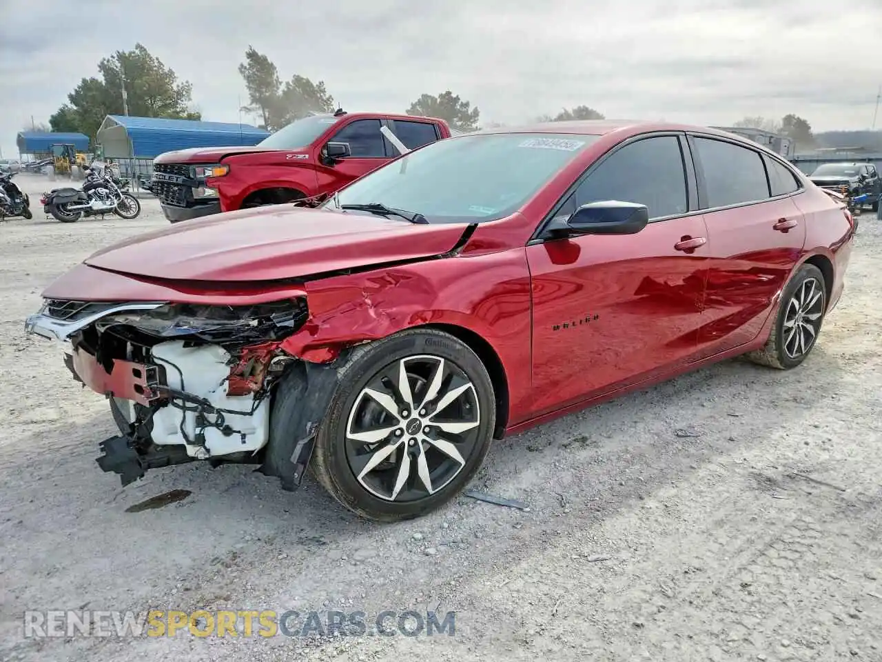 1 Photograph of a damaged car 1G1ZG5ST2MF057271 CHEVROLET MALIBU 2021
