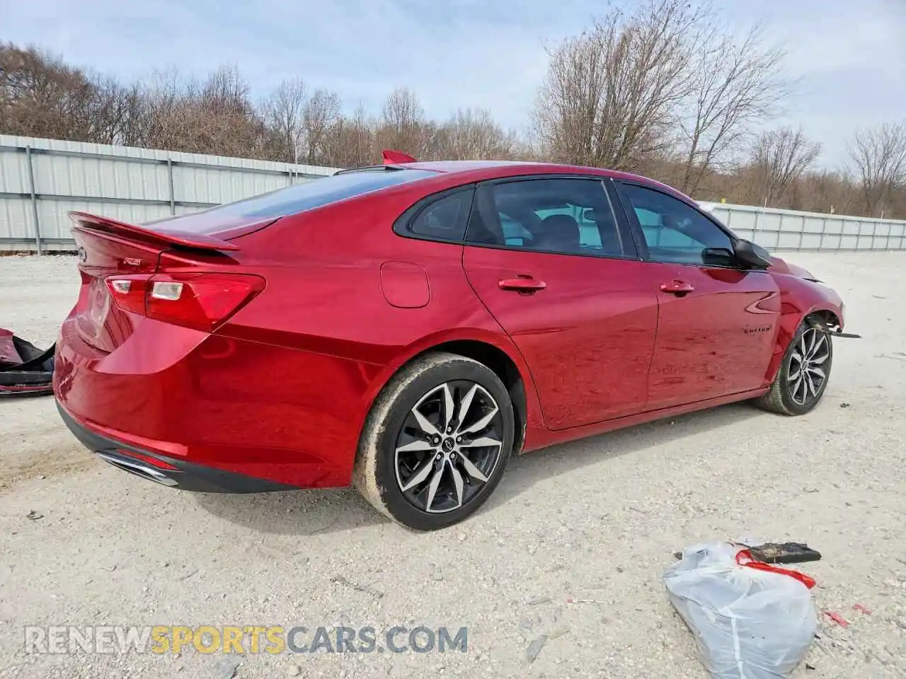 3 Photograph of a damaged car 1G1ZG5ST2MF057271 CHEVROLET MALIBU 2021