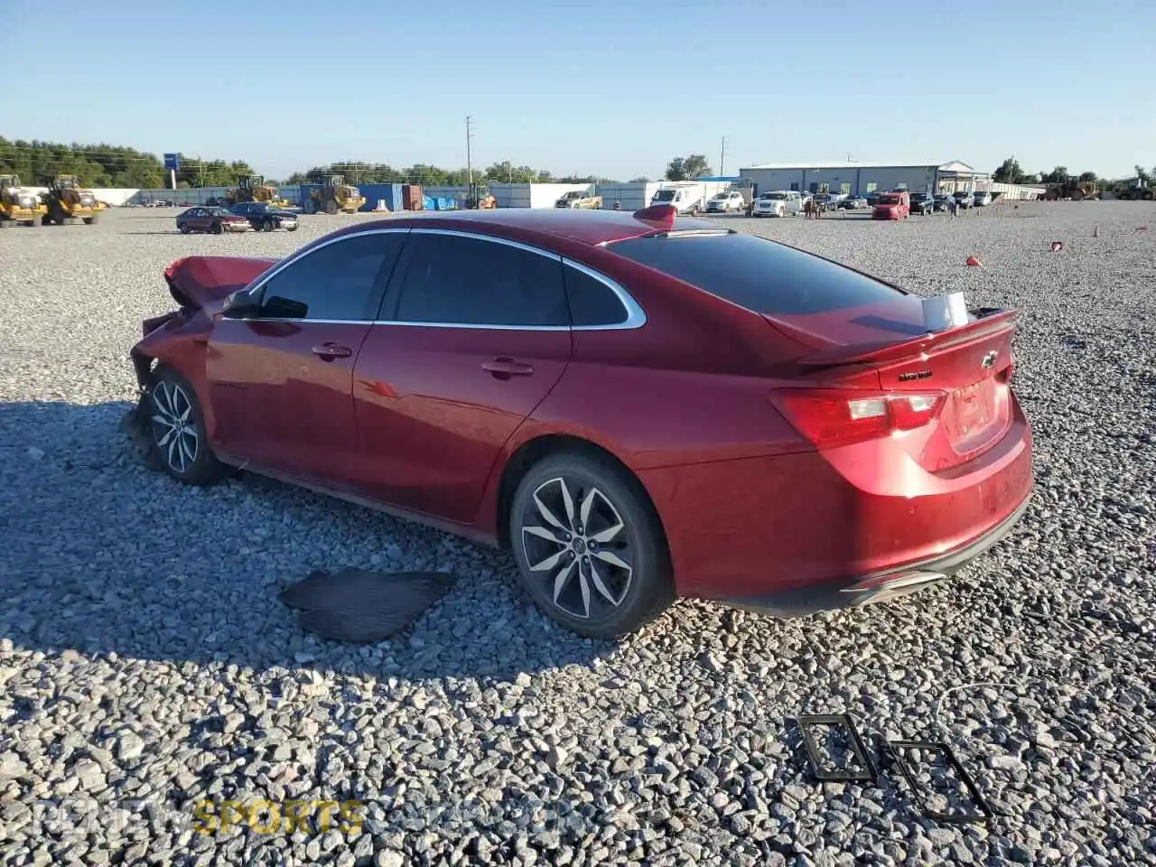 2 Photograph of a damaged car 1G1ZG5ST3MF031164 CHEVROLET MALIBU 2021