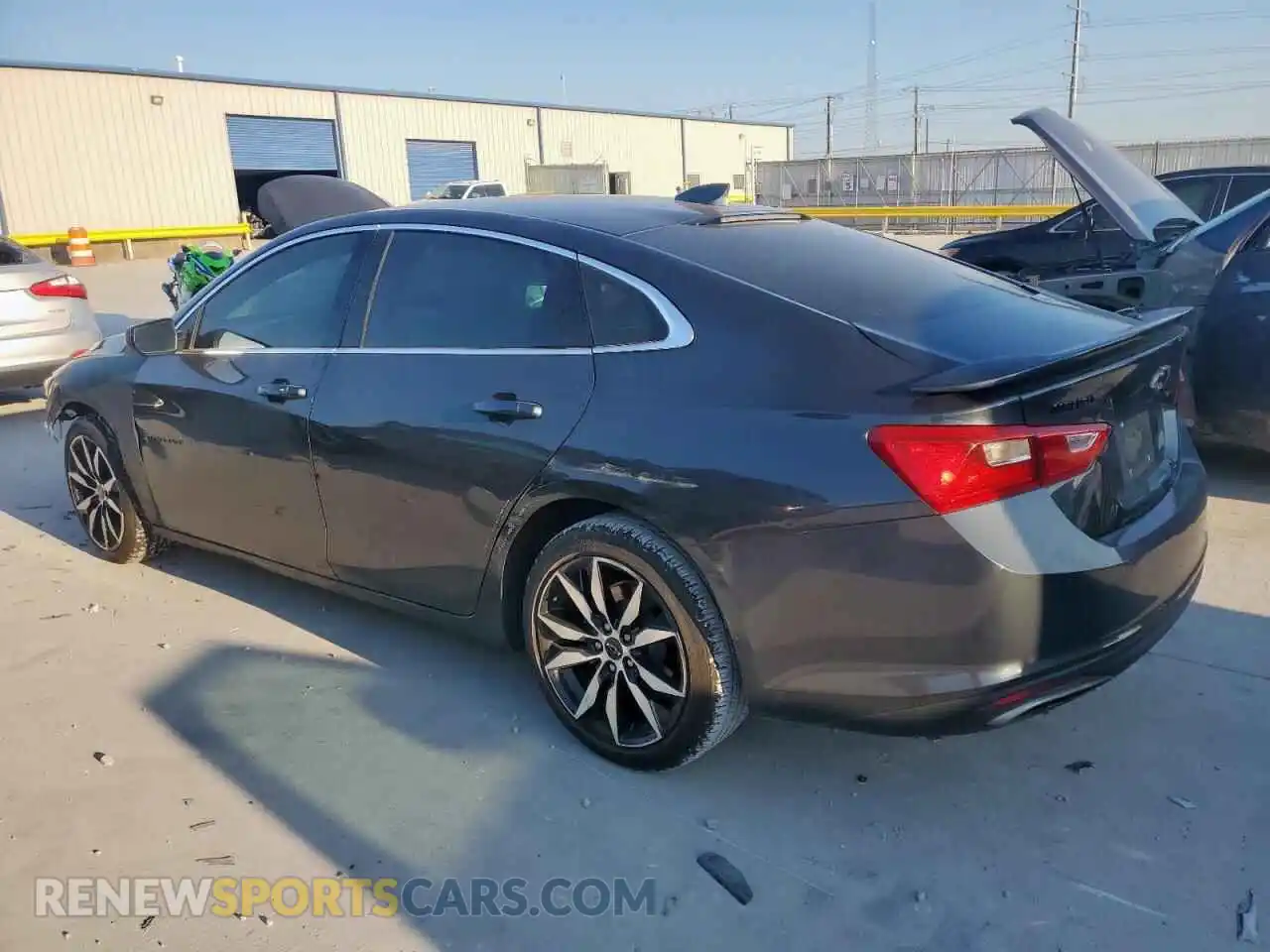2 Photograph of a damaged car 1G1ZG5ST3MF065198 CHEVROLET MALIBU 2021