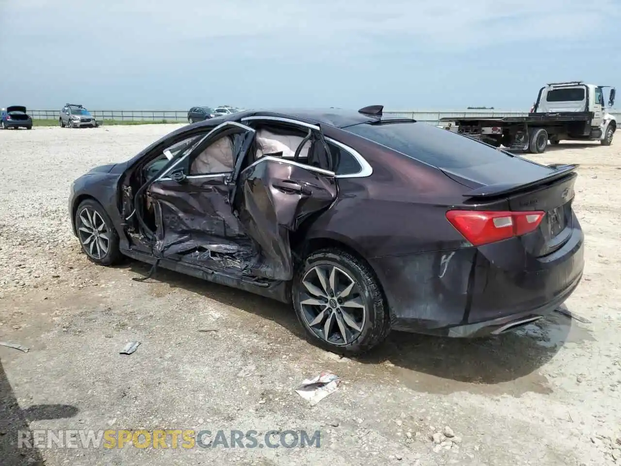 2 Photograph of a damaged car 1G1ZG5ST4MF046286 CHEVROLET MALIBU 2021