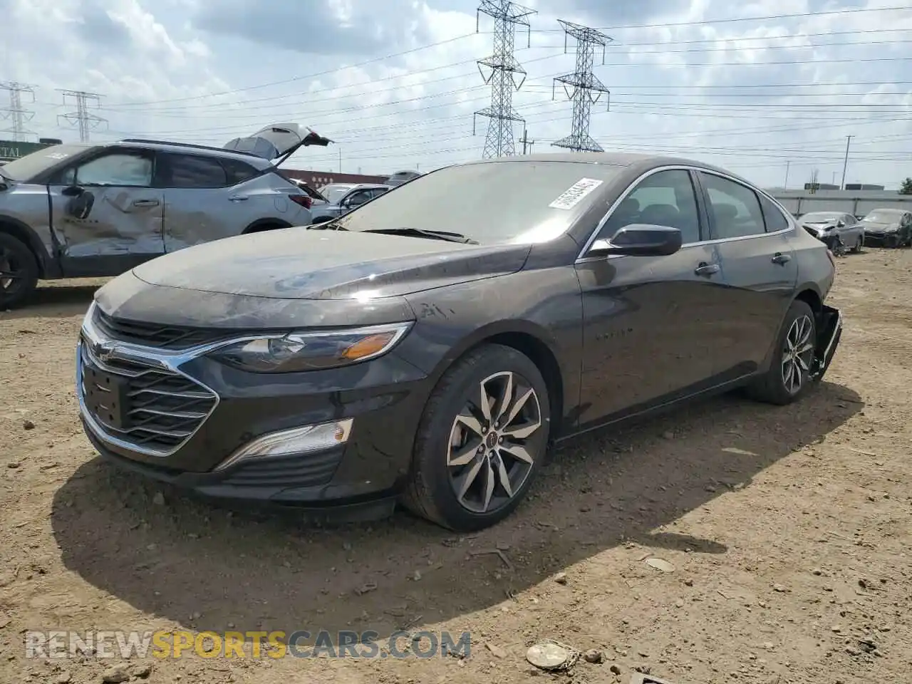 1 Photograph of a damaged car 1G1ZG5ST4MF050189 CHEVROLET MALIBU 2021