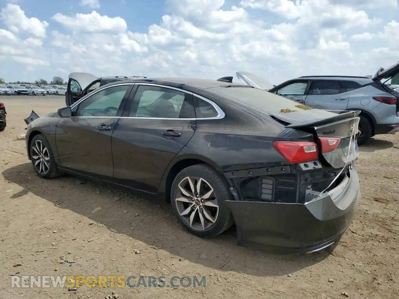2 Photograph of a damaged car 1G1ZG5ST4MF050189 CHEVROLET MALIBU 2021