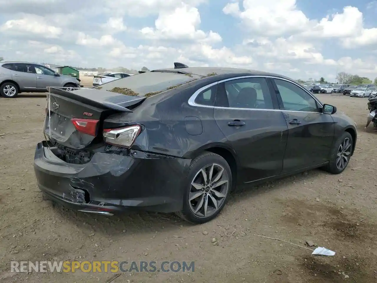 3 Photograph of a damaged car 1G1ZG5ST4MF050189 CHEVROLET MALIBU 2021