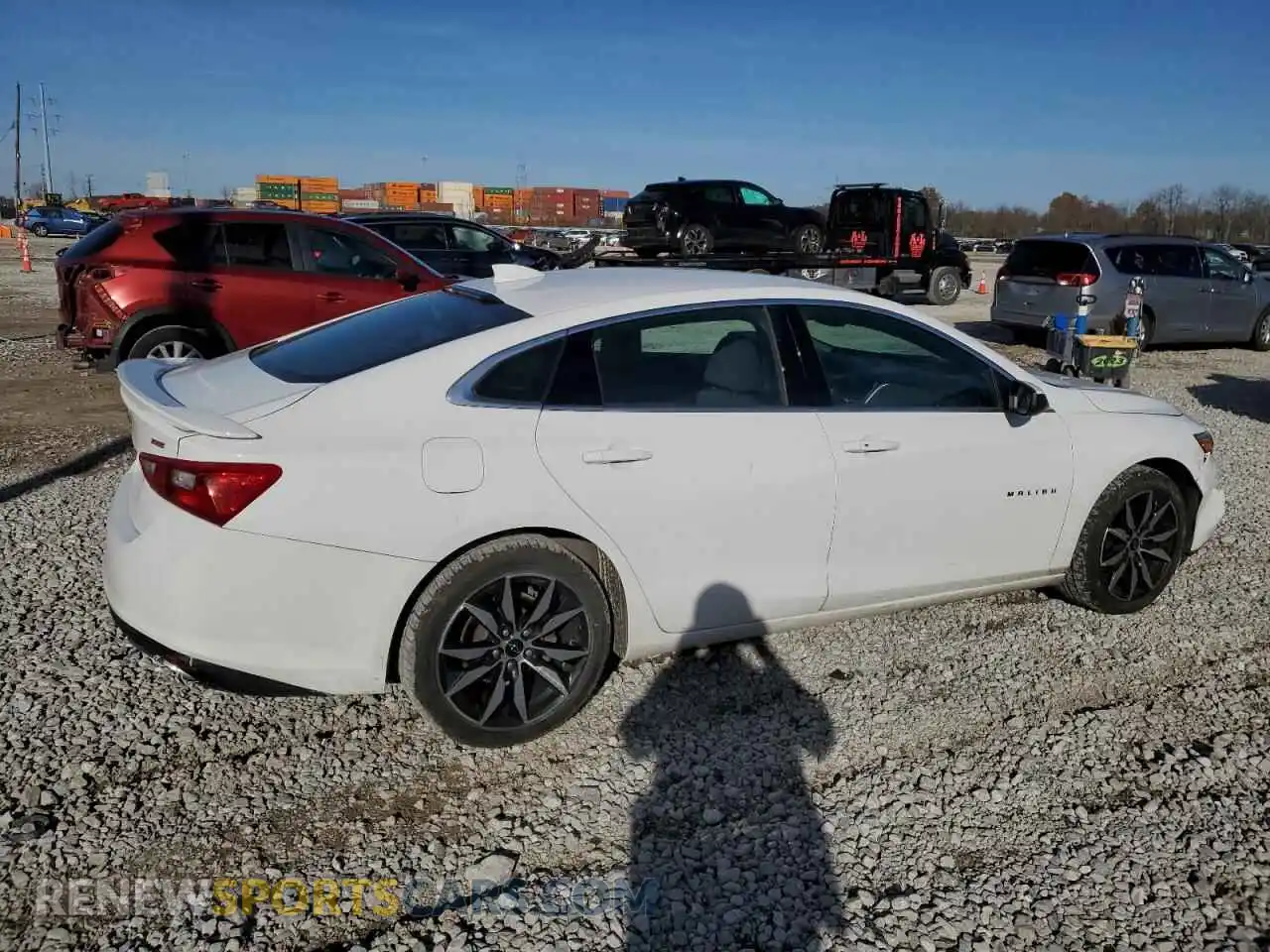 3 Photograph of a damaged car 1G1ZG5ST4MF050502 CHEVROLET MALIBU 2021