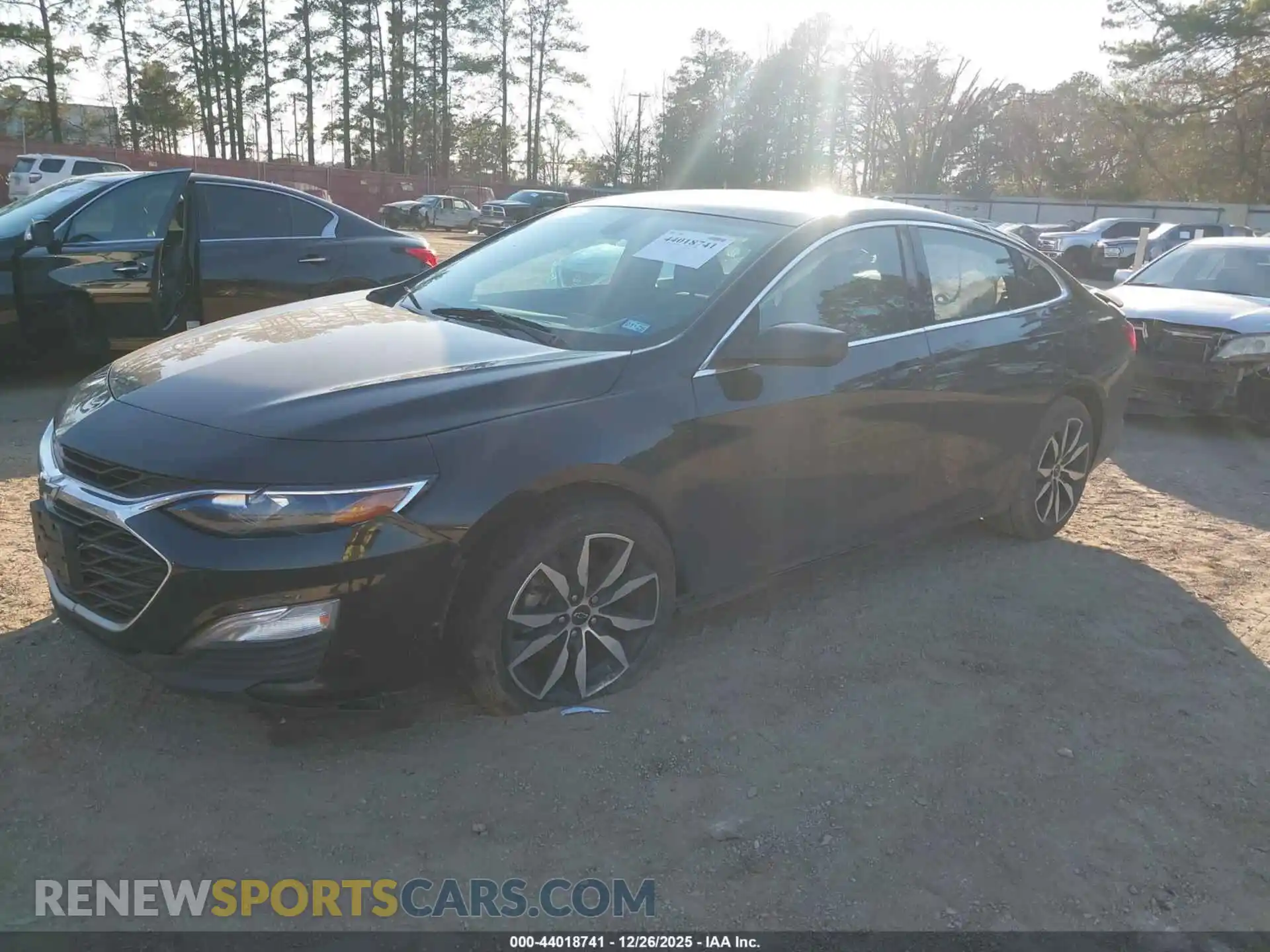 2 Photograph of a damaged car 1G1ZG5ST4MF052203 CHEVROLET MALIBU 2021