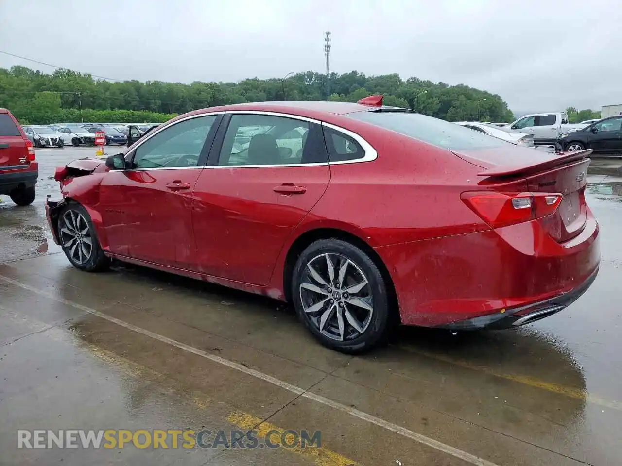 2 fotografías del automóvil dañado 1G1ZG5ST4MF055912 CHEVROLET MALIBU 2021