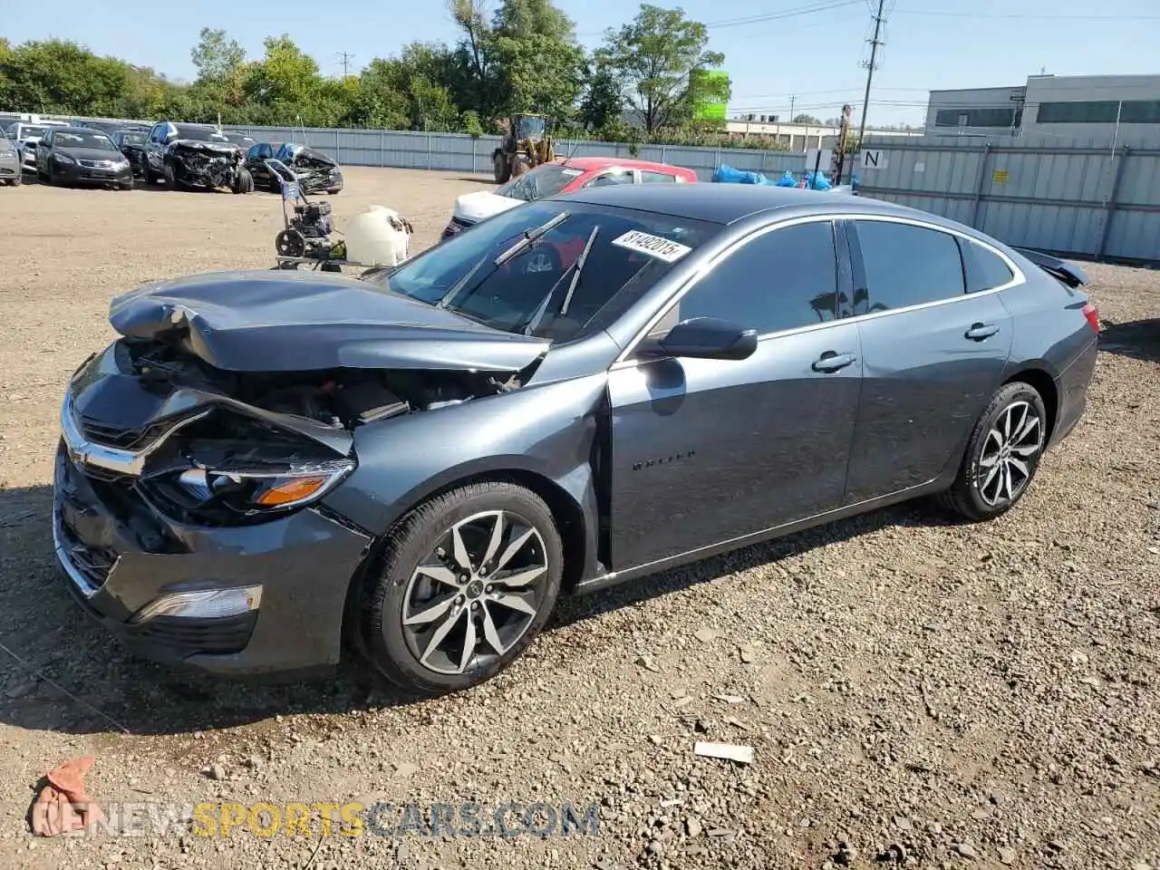 1 Photograph of a damaged car 1G1ZG5ST4MF067333 CHEVROLET MALIBU 2021