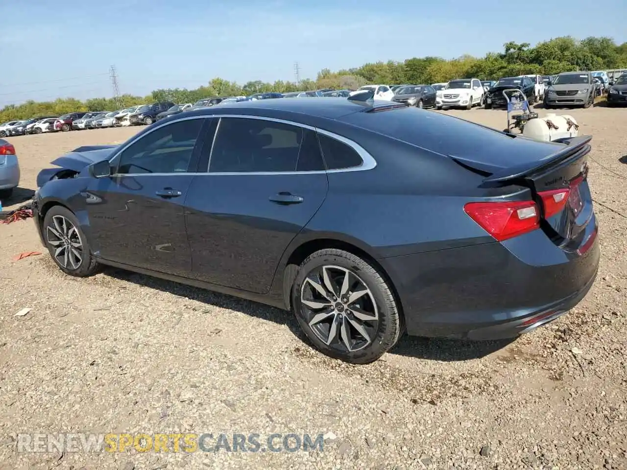 2 Photograph of a damaged car 1G1ZG5ST4MF067333 CHEVROLET MALIBU 2021