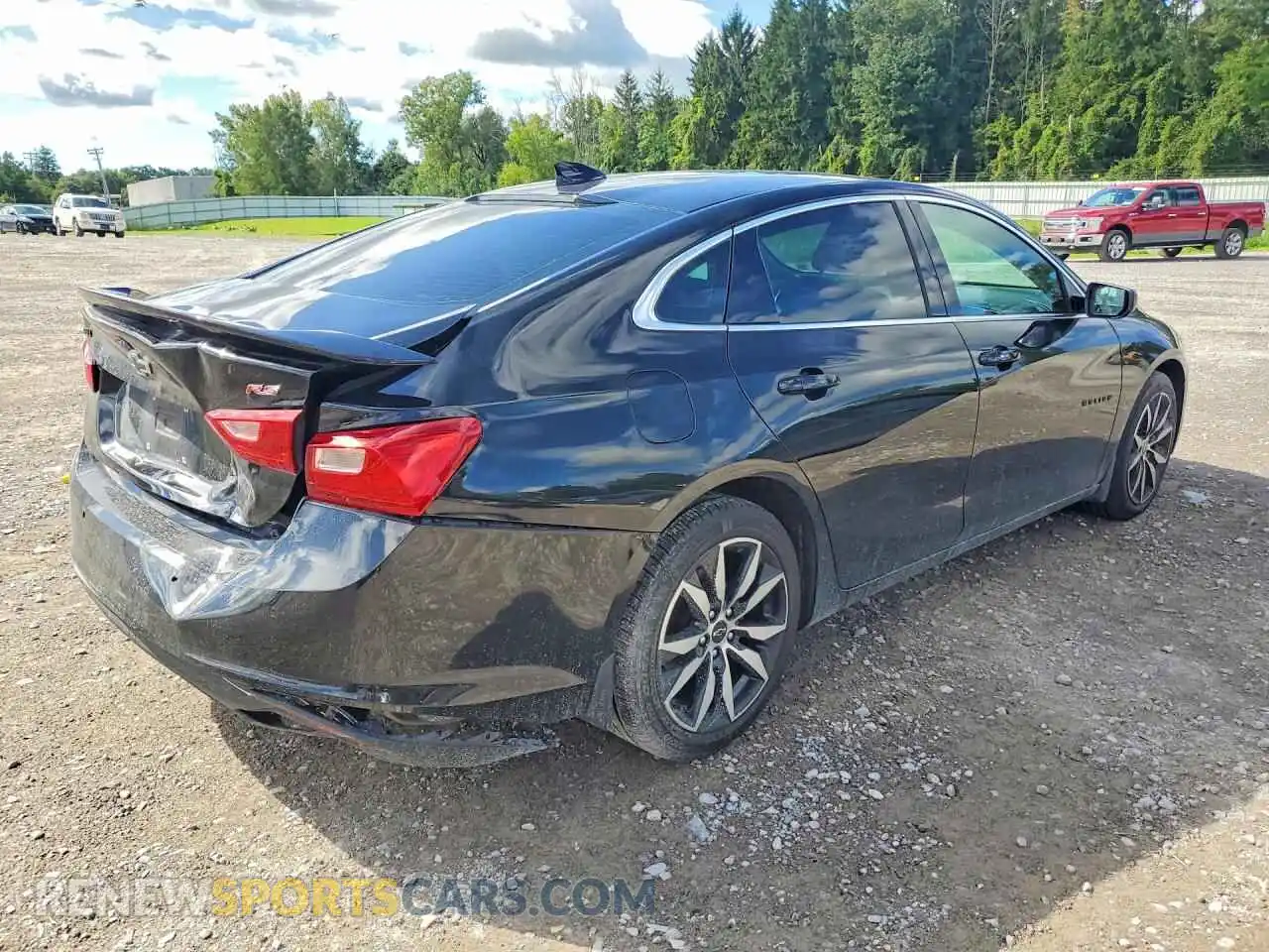 3 Photograph of a damaged car 1G1ZG5ST5MF017721 CHEVROLET MALIBU 2021