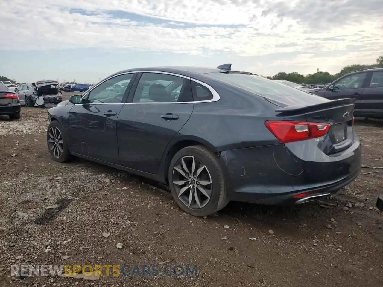 2 Photograph of a damaged car 1G1ZG5ST5MF059273 CHEVROLET MALIBU 2021