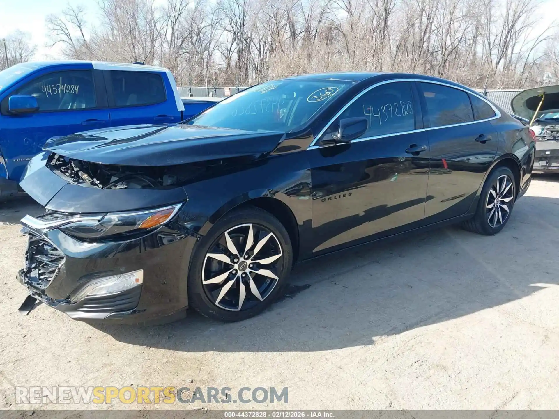 2 Photograph of a damaged car 1G1ZG5ST6MF016996 CHEVROLET MALIBU 2021