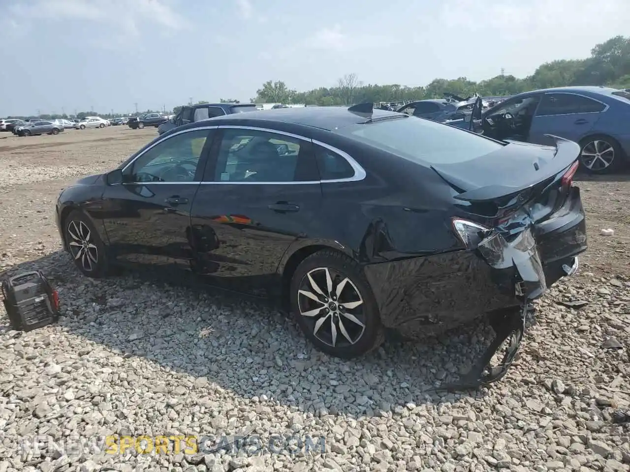 2 Photograph of a damaged car 1G1ZG5ST6MF033653 CHEVROLET MALIBU 2021