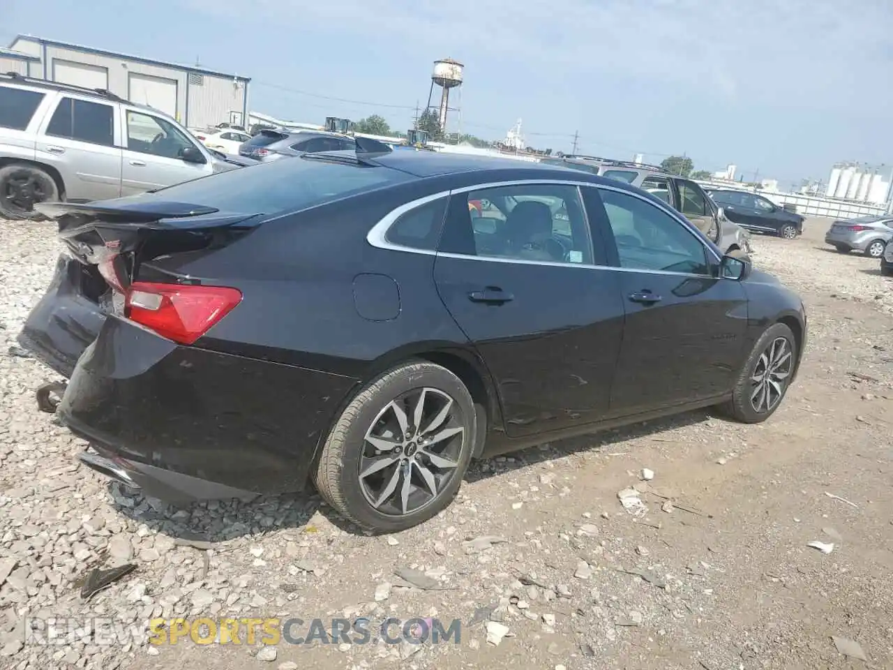 3 Photograph of a damaged car 1G1ZG5ST6MF033653 CHEVROLET MALIBU 2021