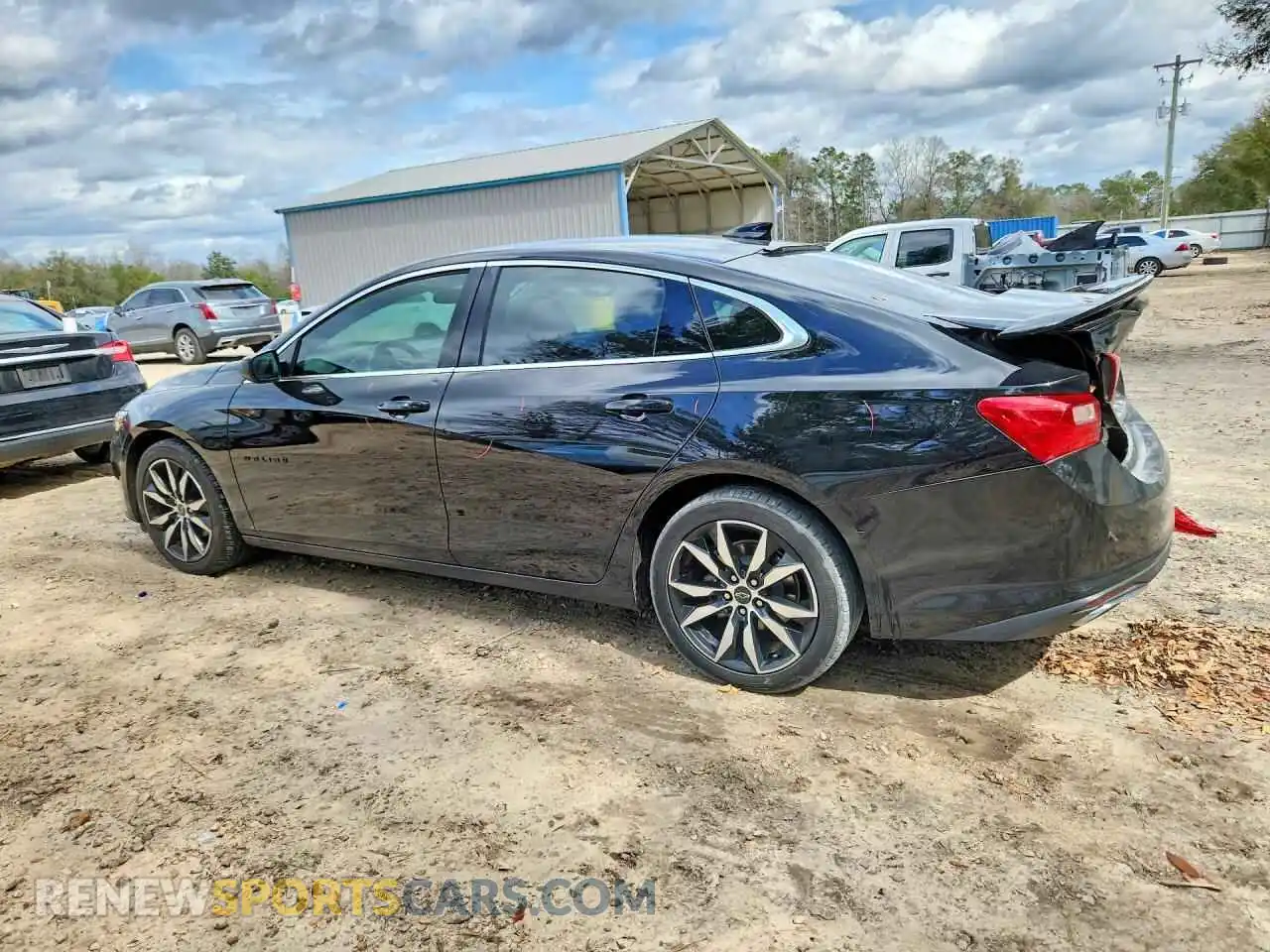 2 Photograph of a damaged car 1G1ZG5ST6MF043132 CHEVROLET MALIBU 2021