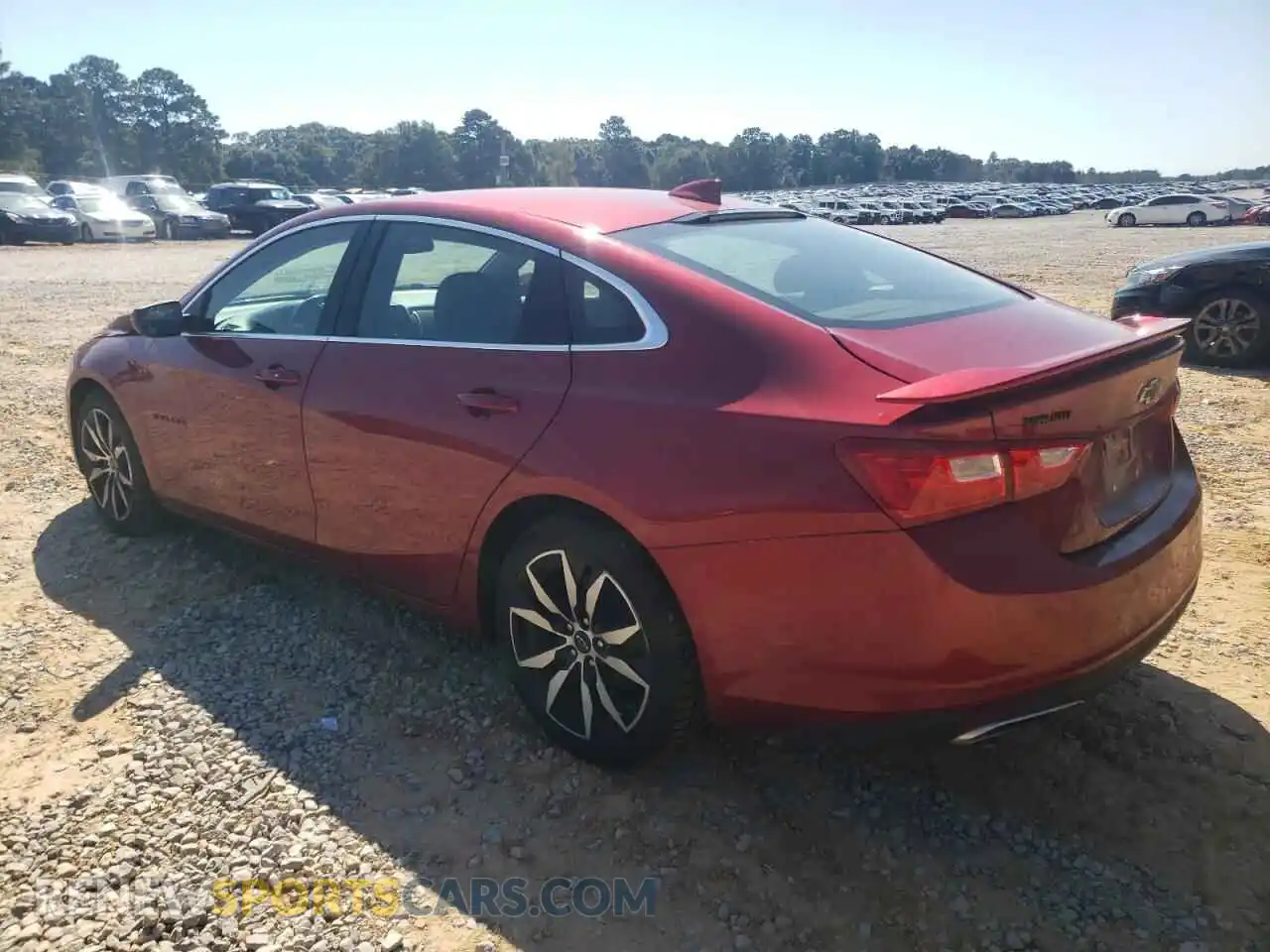 2 Photograph of a damaged car 1G1ZG5ST6MF050565 CHEVROLET MALIBU 2021