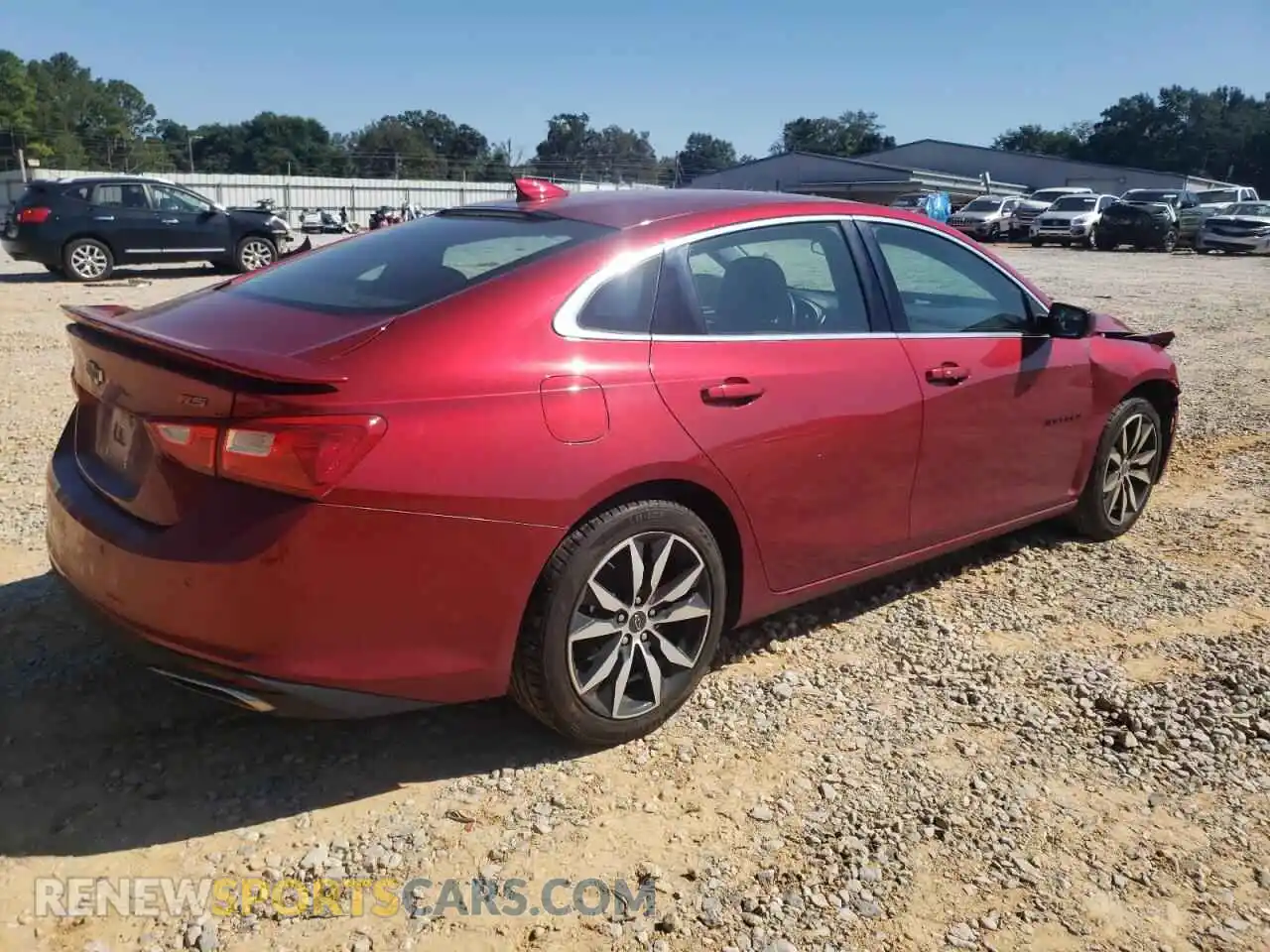 3 Photograph of a damaged car 1G1ZG5ST6MF050565 CHEVROLET MALIBU 2021