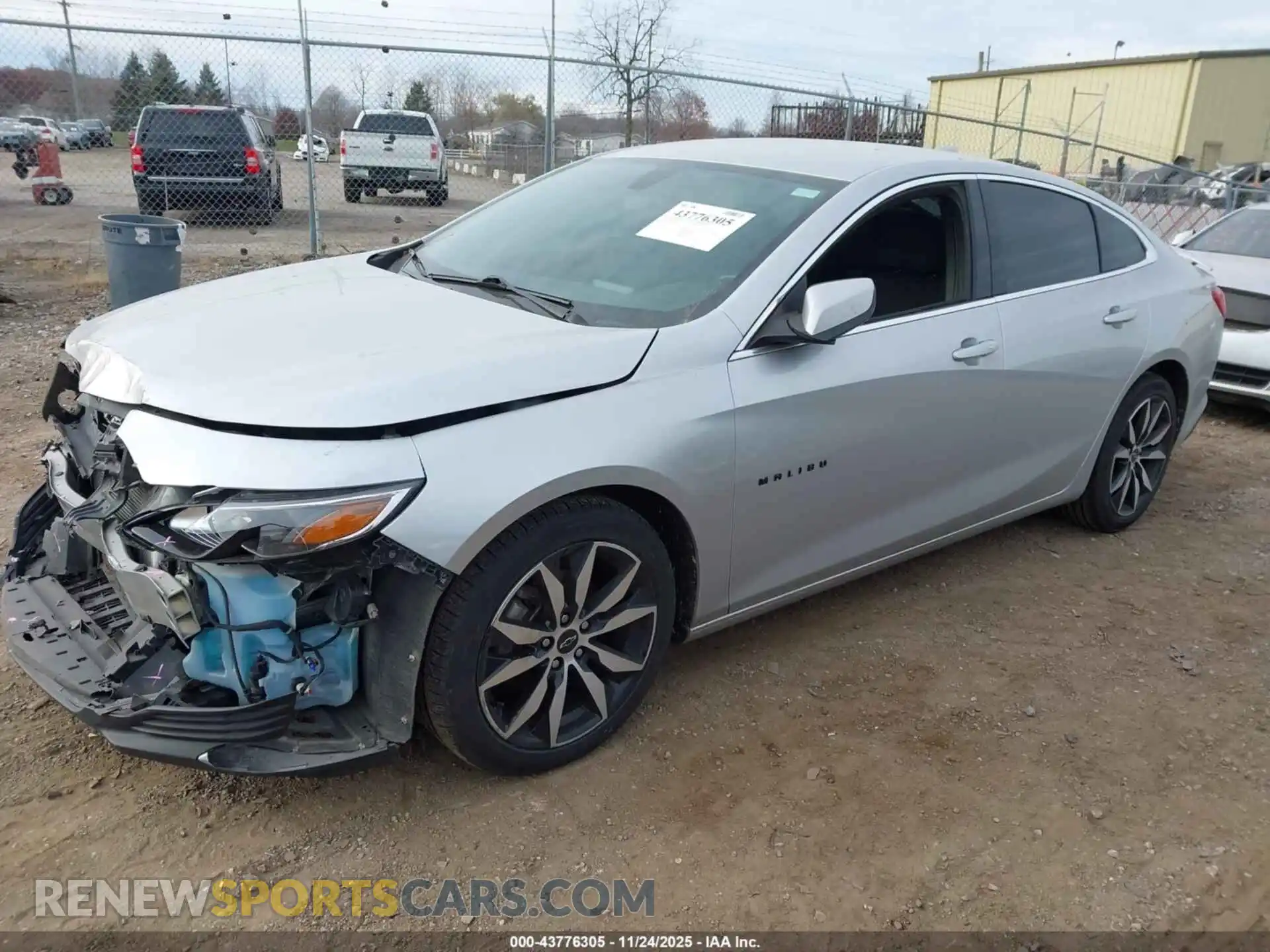 2 Photograph of a damaged car 1G1ZG5ST7MF014268 CHEVROLET MALIBU 2021