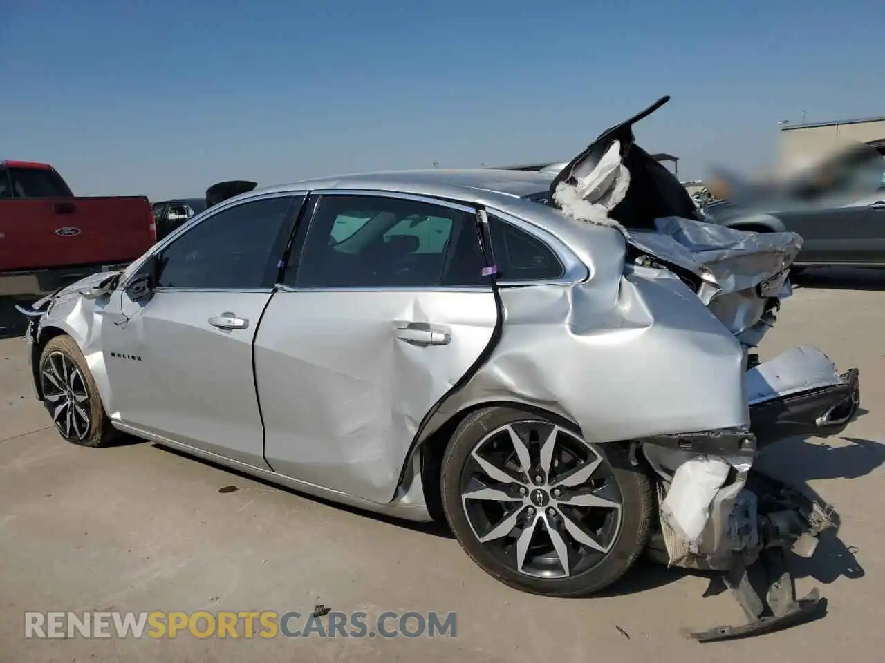 2 fotografías del automóvil dañado 1G1ZG5ST7MF030616 CHEVROLET MALIBU 2021