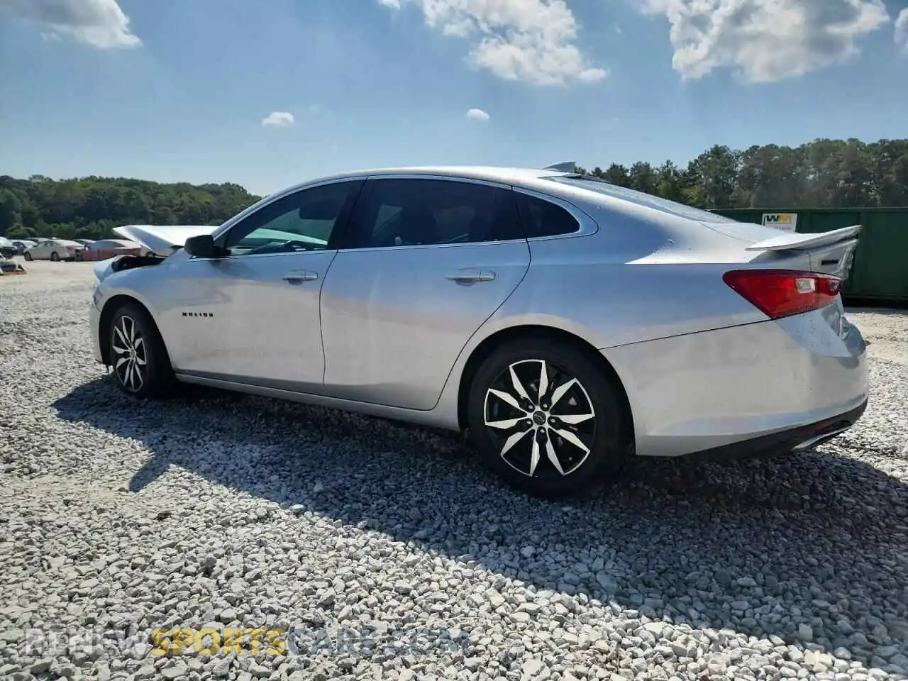 2 Photograph of a damaged car 1G1ZG5ST7MF051093 CHEVROLET MALIBU 2021