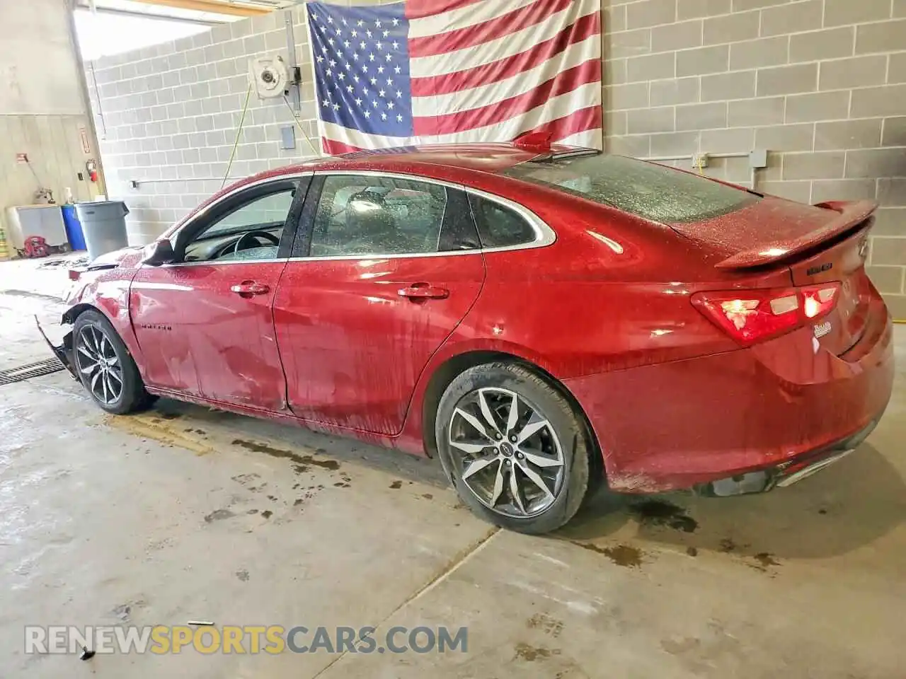 2 Photograph of a damaged car 1G1ZG5ST7MF052521 CHEVROLET MALIBU 2021