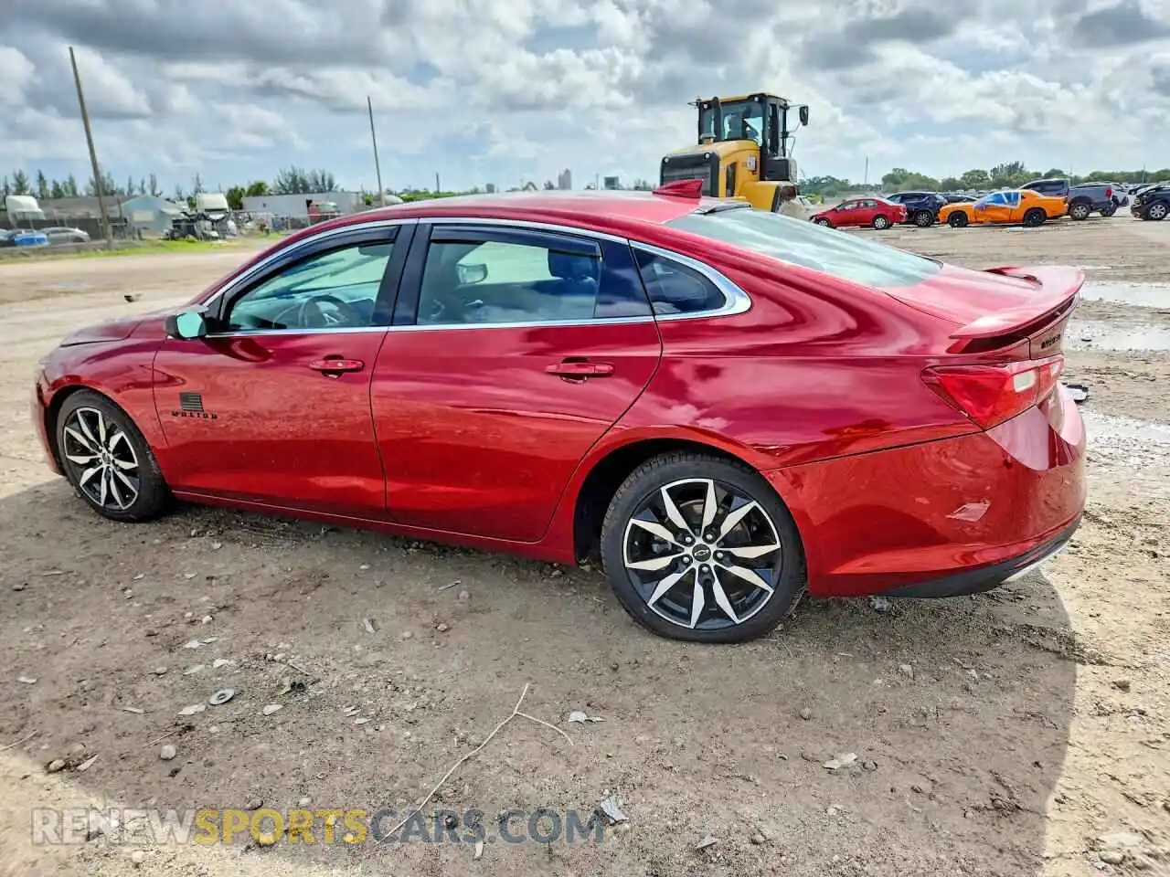 2 Photograph of a damaged car 1G1ZG5ST7MF054575 CHEVROLET MALIBU 2021