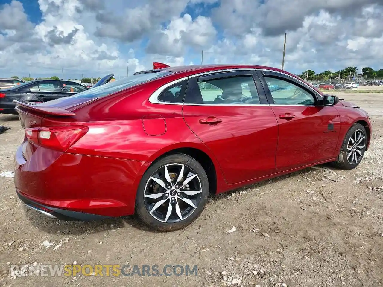 3 Photograph of a damaged car 1G1ZG5ST7MF054575 CHEVROLET MALIBU 2021
