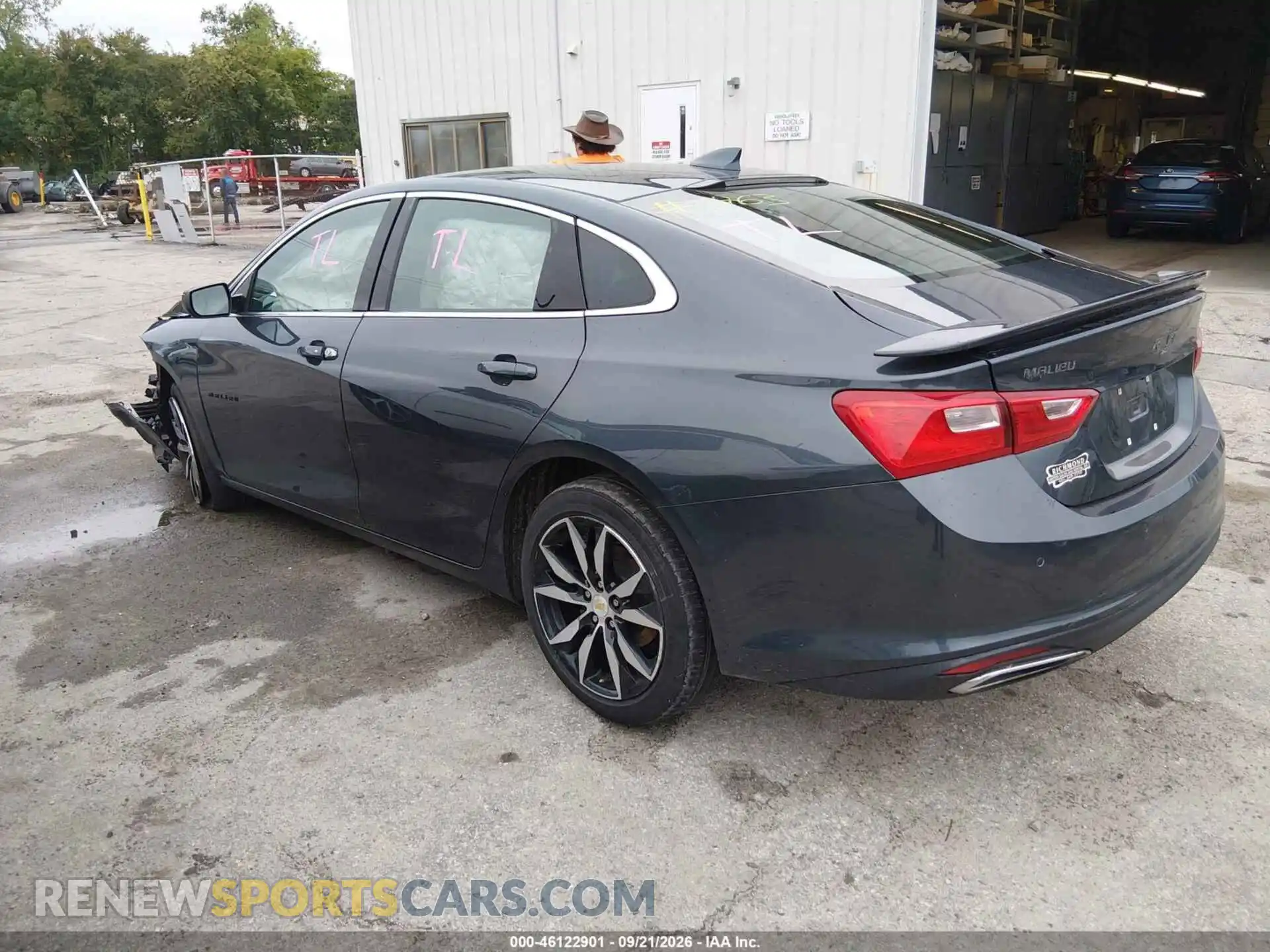 3 Photograph of a damaged car 1G1ZG5ST8MF008530 CHEVROLET MALIBU 2021
